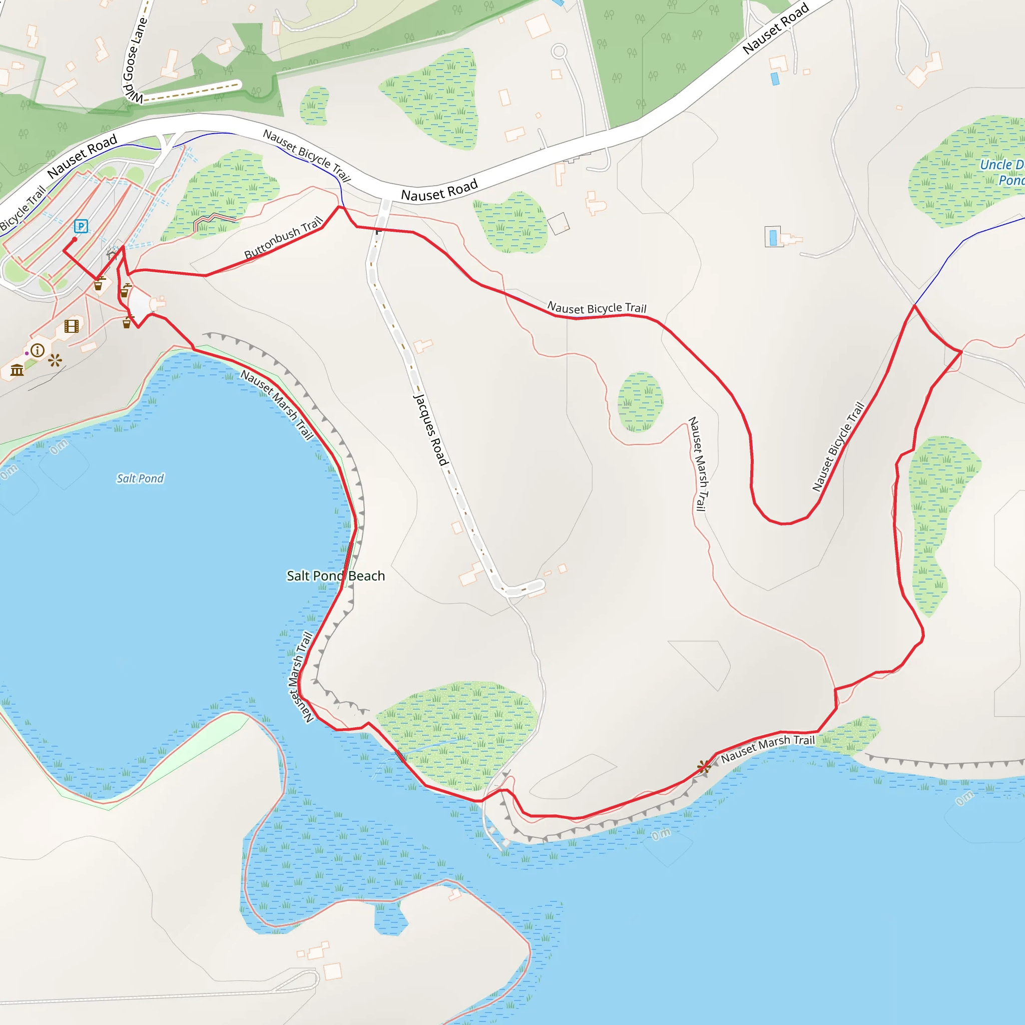 Salt Pond - Nauset Marsh Trail mobile static map