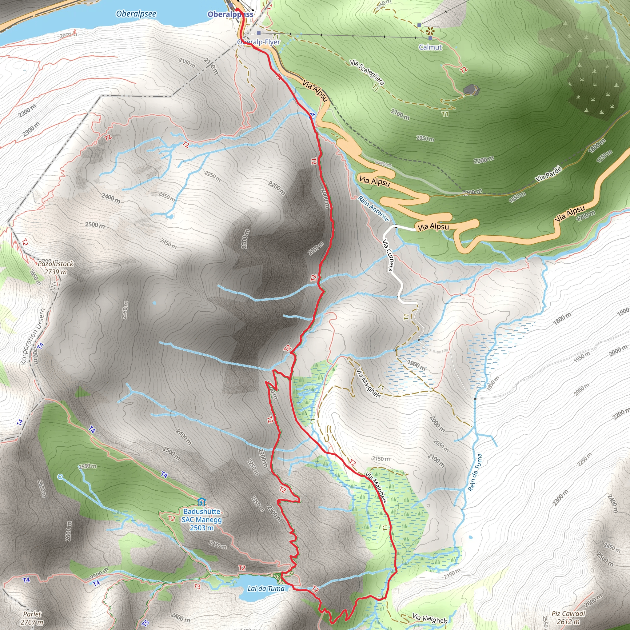Tomasee mobile static map