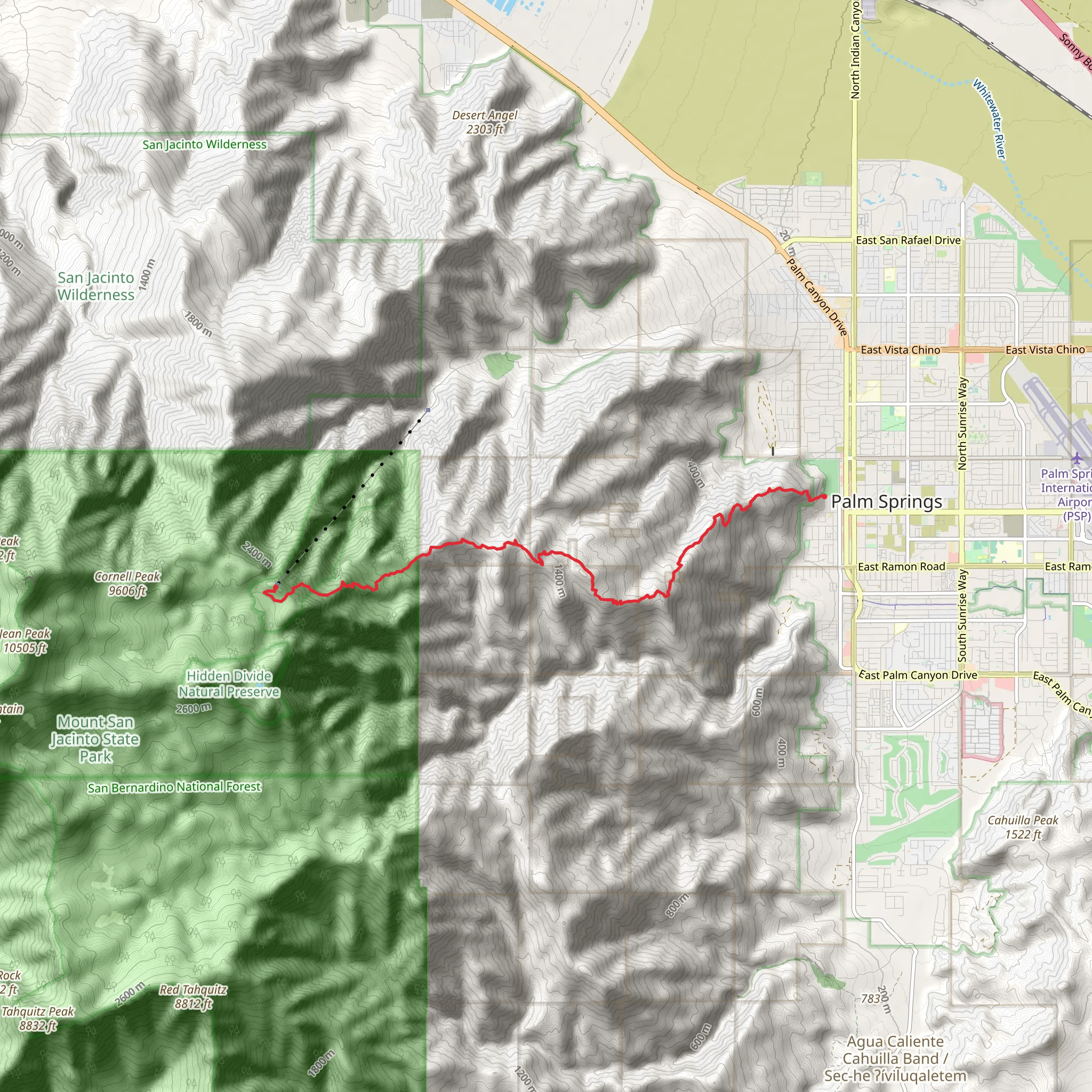 Grubb's Notch - Skyline Trail mobile static map