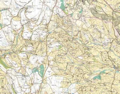 Harvey Maps Peak District South on HiiKER