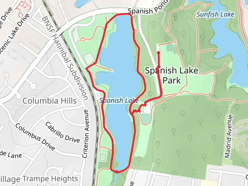 Spanish Lake Lakeside Loop Trail