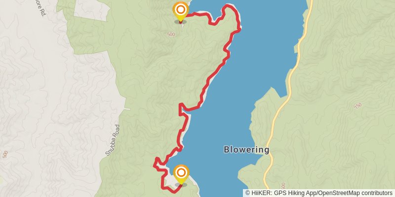 Hume And Hovell Track stage 9 Map