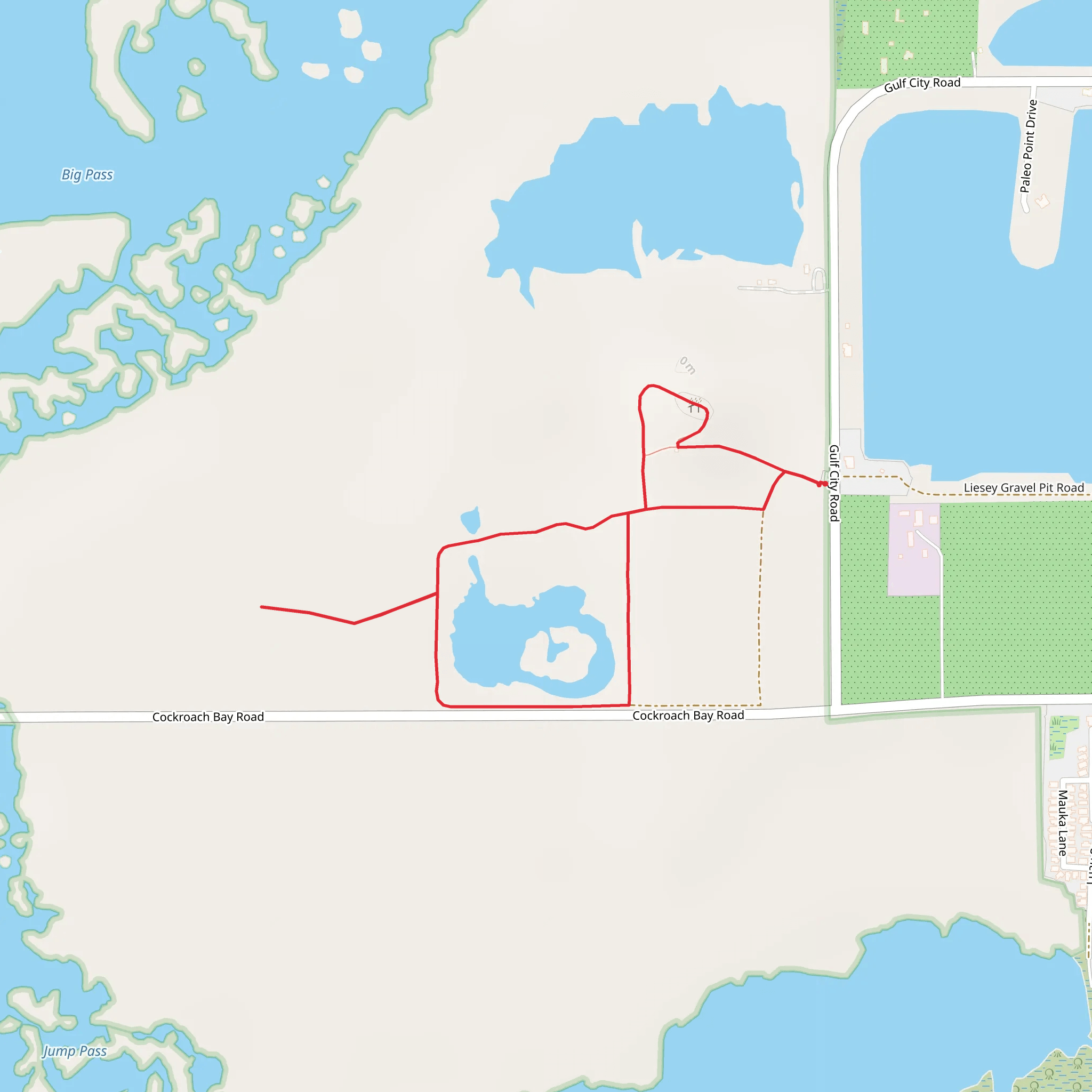 Gulf City Road Loop - West mobile static map