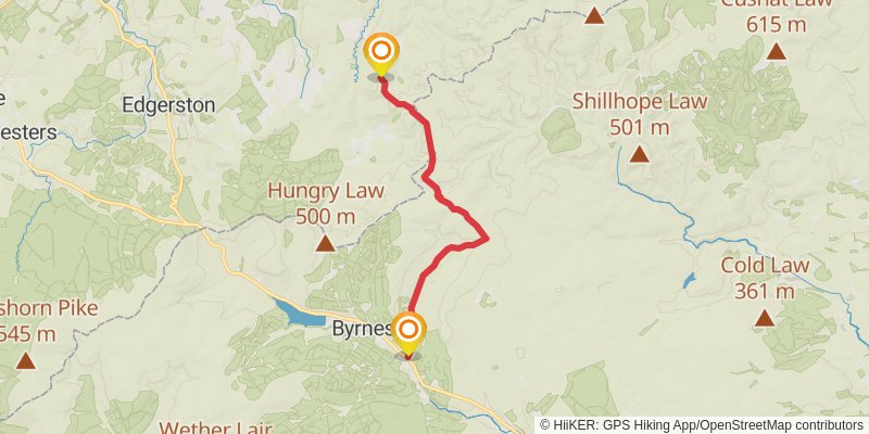 Central Scottish Way stage 12 Map