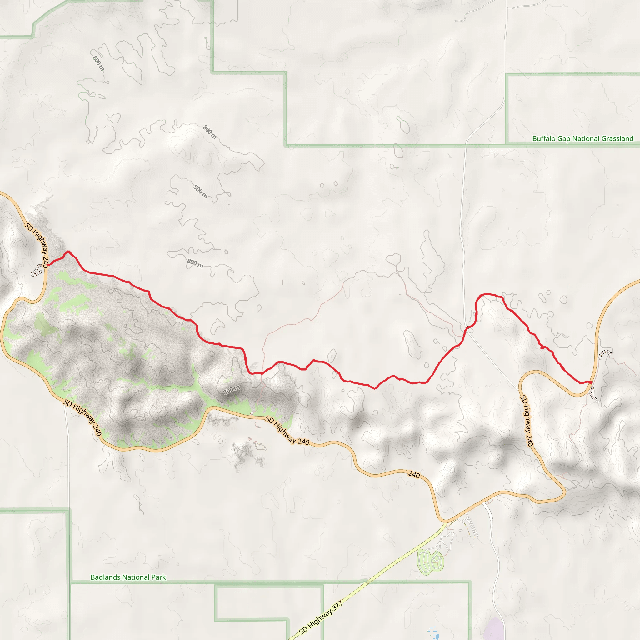 Castle Trail mobile static map