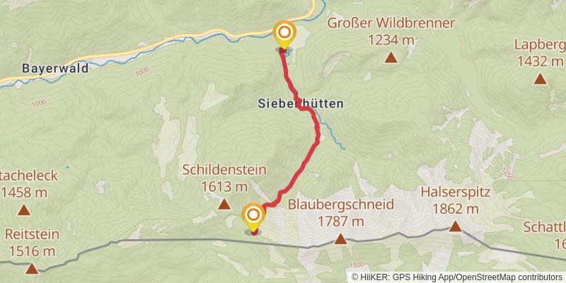 Die Alpenüberquerung alt 2 Map