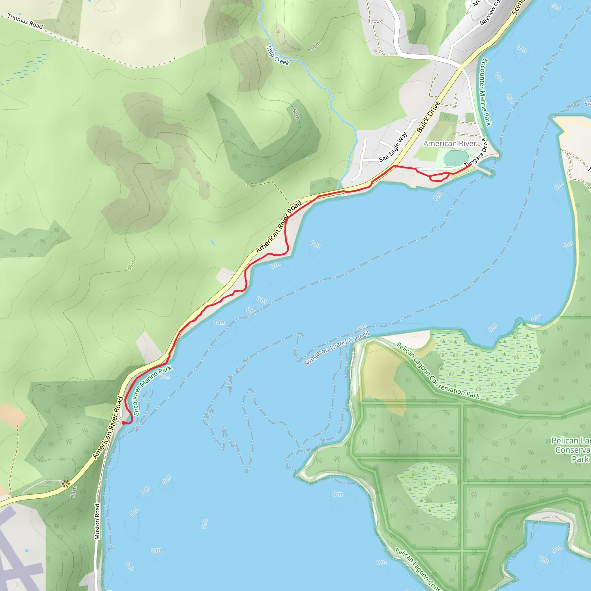 Independence Trail mobile static map