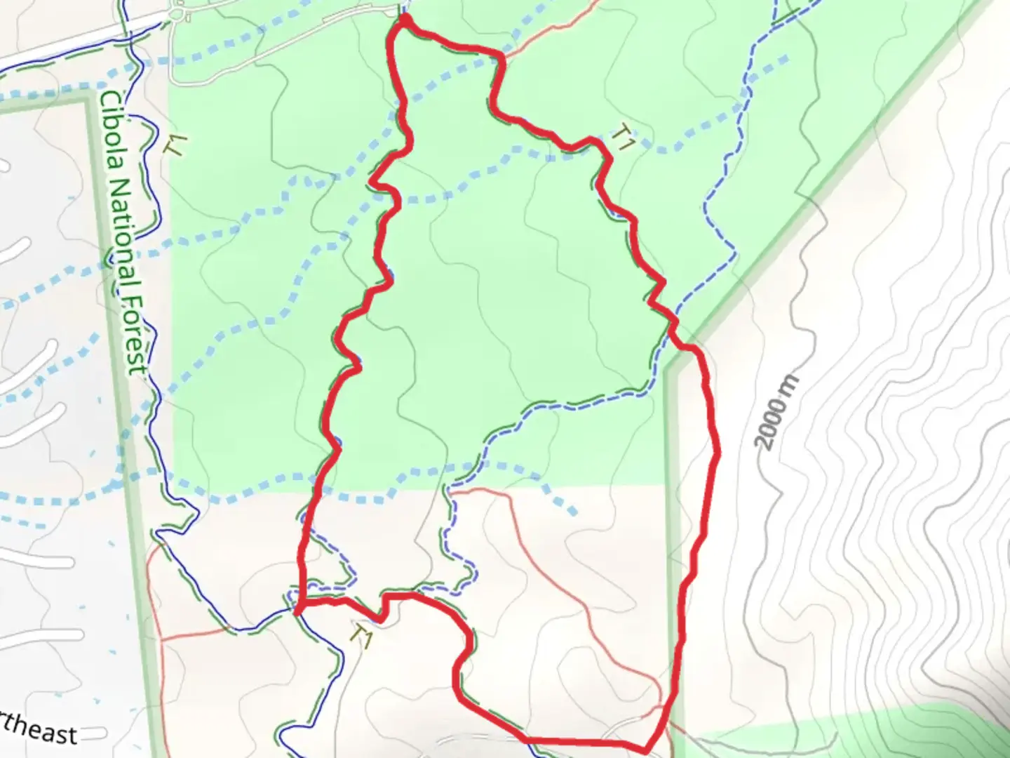 An image depicting the trail Trail 366 Loop and its surrounding area.