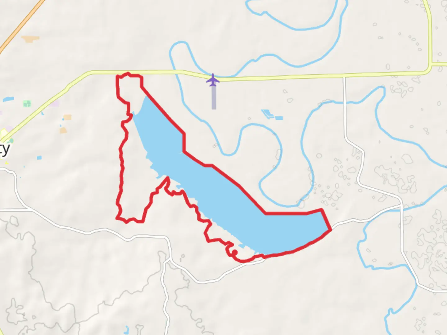 An image depicting the trail Cane Creek Lake Loop and its surrounding area.