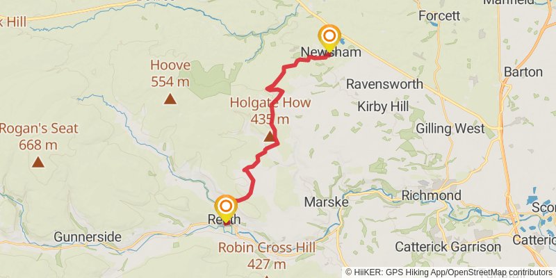 Yorkshire Round stage 19 Map