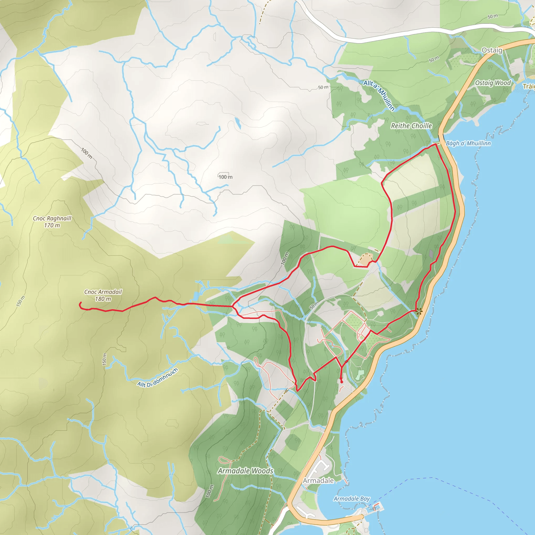 Armadale Hill Loop mobile static map