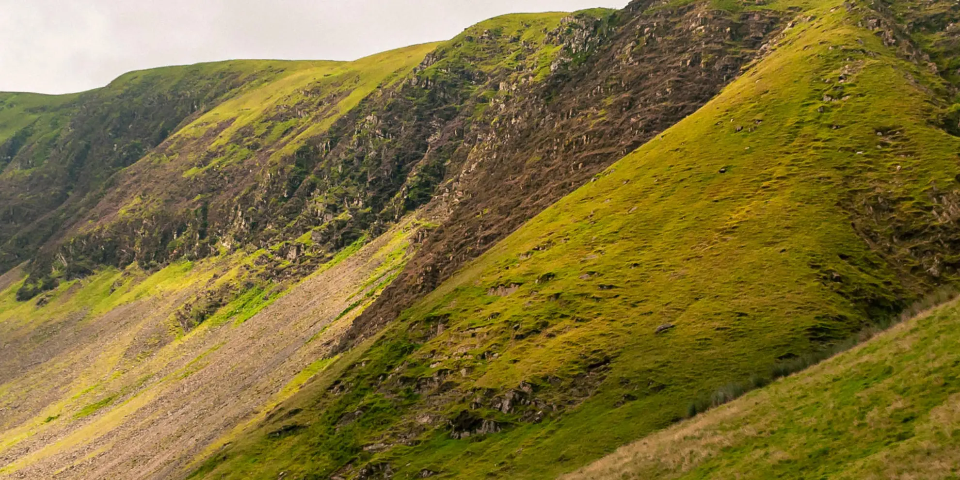 An image depicting the trail Low Haygarth - Cautley Spout and the Calf and its surrounding area.