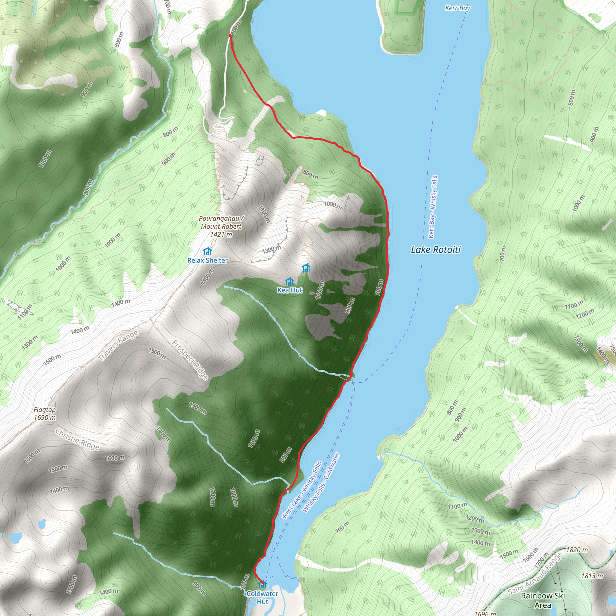 Whisky Falls mobile static map