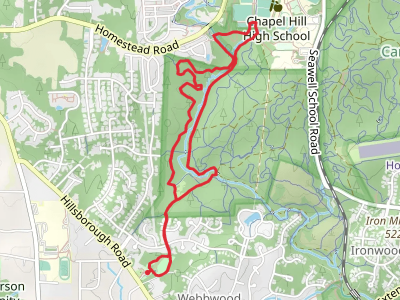 Martin Luther King Jr Park, Nature Observation Trail and Cobblestone Path Loop