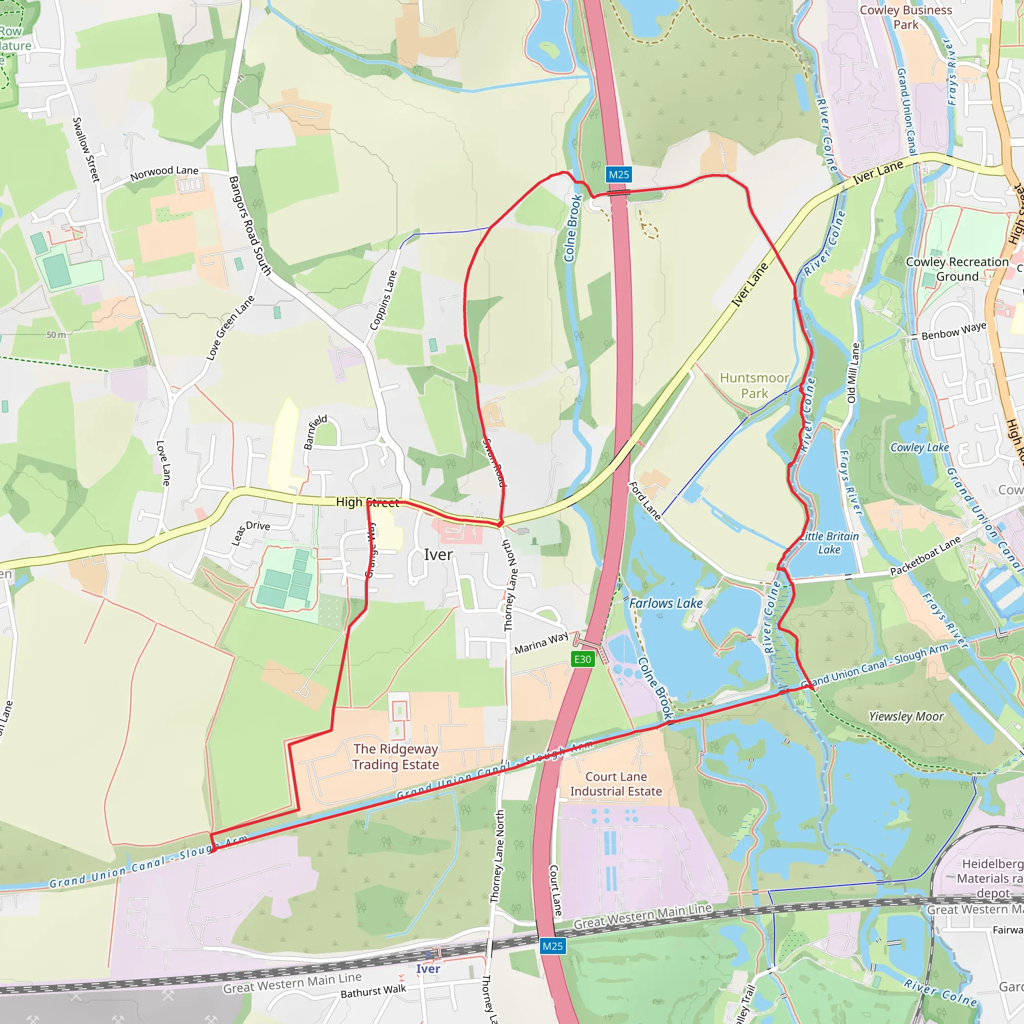 Iver Loop mobile static map