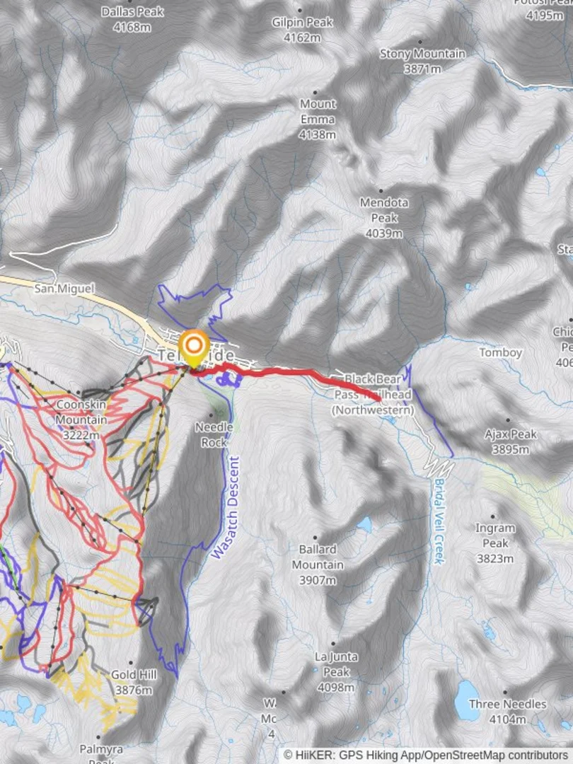 An image depicting the trail San Miguel River Trail and its surrounding area.
