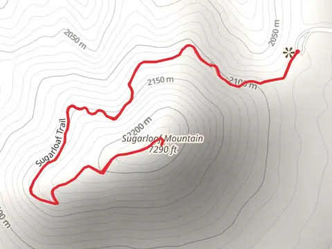 Sugarloaf Mountain from Bonita Canyon Drive