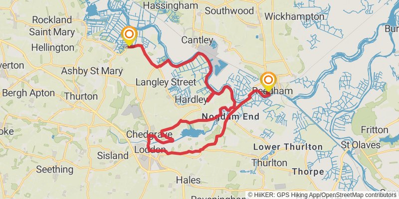 Wherryman's Way stage 2 Map