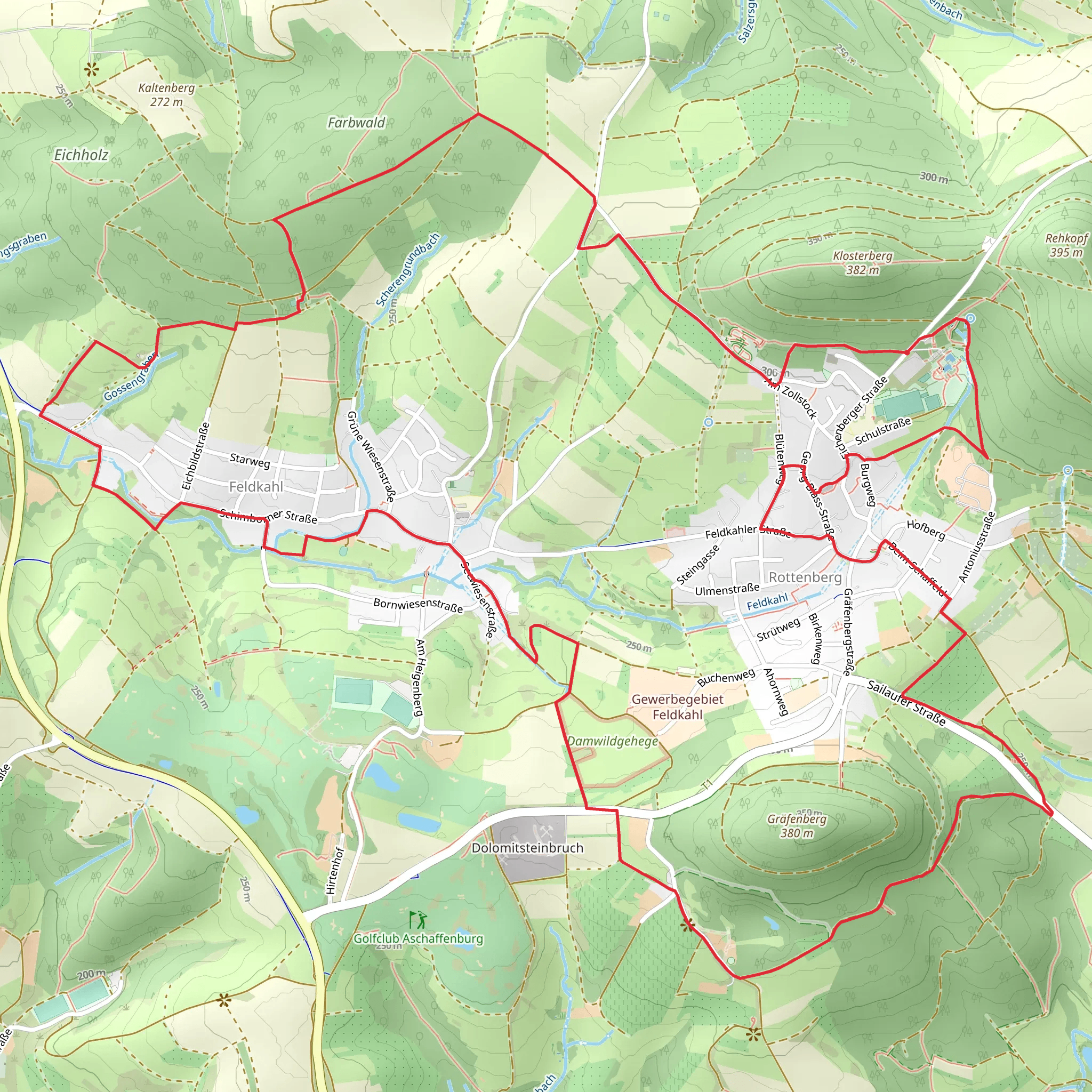 Trinkborn and Rottenberg Loop mobile static map