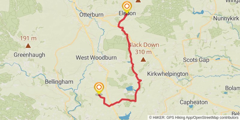 Reiver's Way stage 5 Map