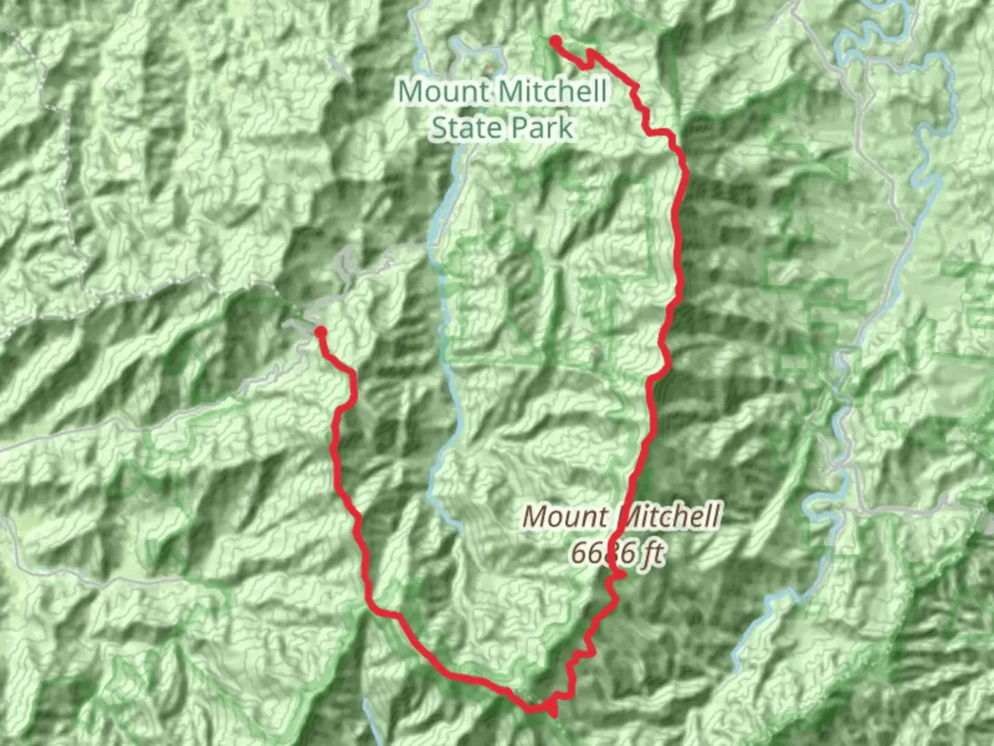 An image depicting the trail Big Butt and Black Mountain Crest Trail and its surrounding area.