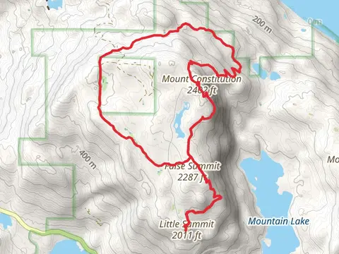 Little Summit Trail and Cold Spring Trail and North Boundary Trail