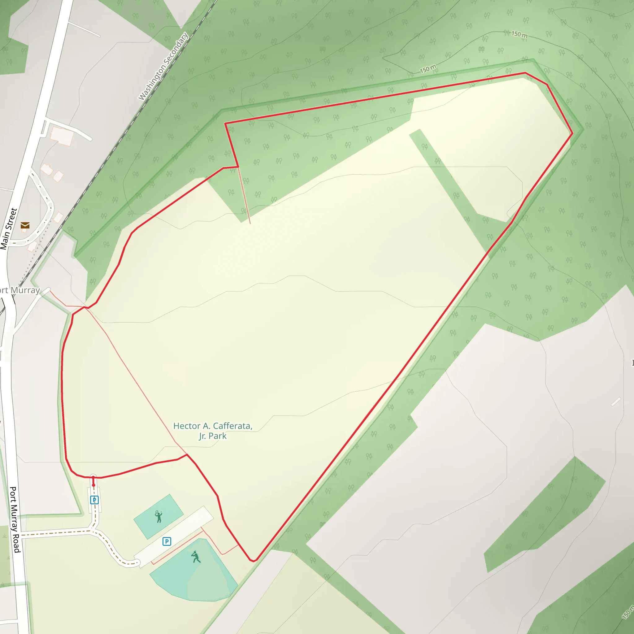 Hector A Caferatta Jr Park Loop mobile static map