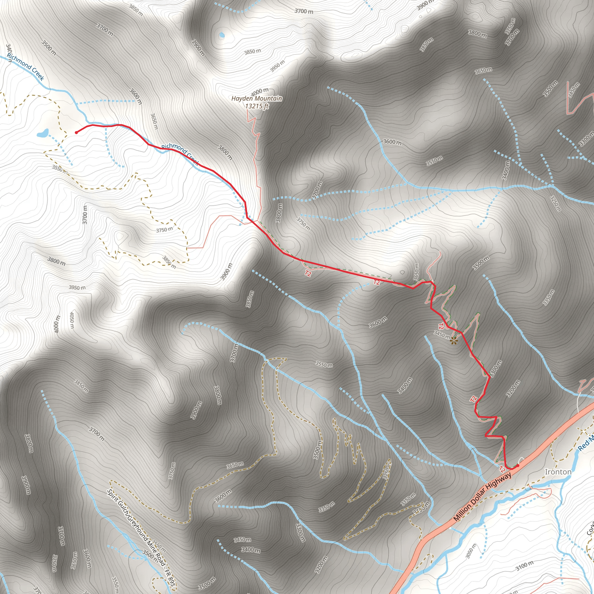 Richmond Trail mobile static map