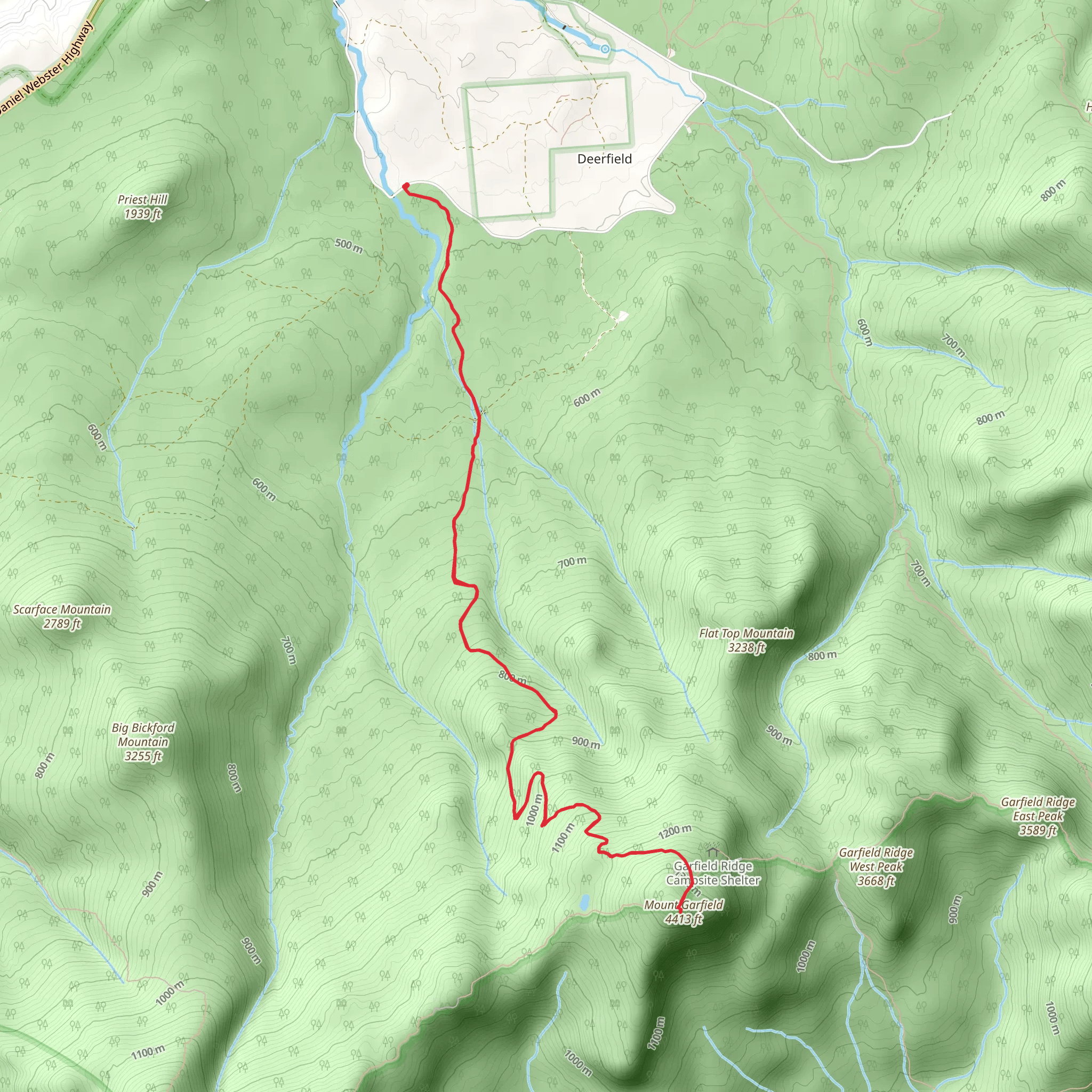 Mount Garfield mobile static map