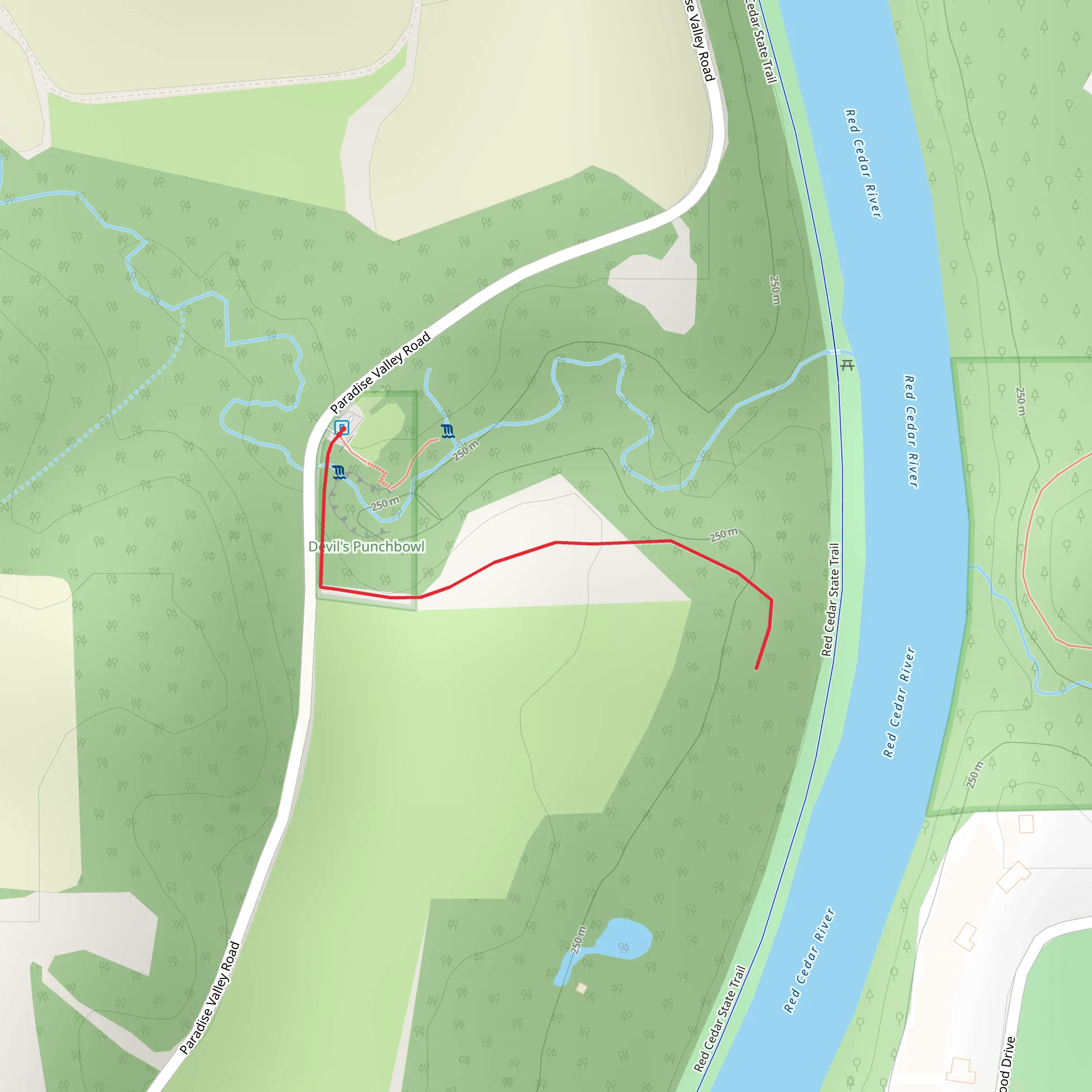 Devil's Punchbowl Preserve mobile static map