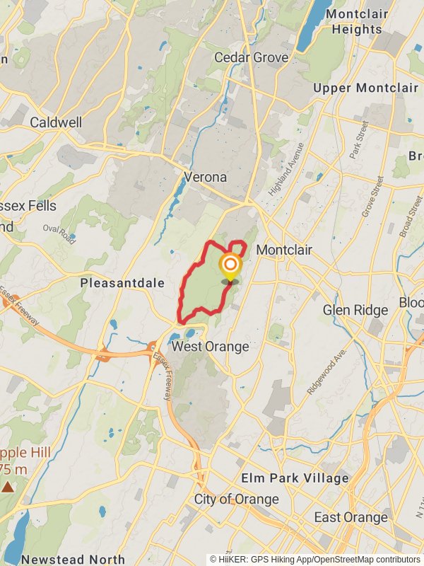 Eagle Rock Reservation - Stony Hill Loop