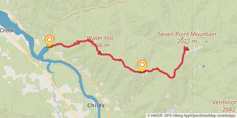 Water Hill Trail stage 3 Map
