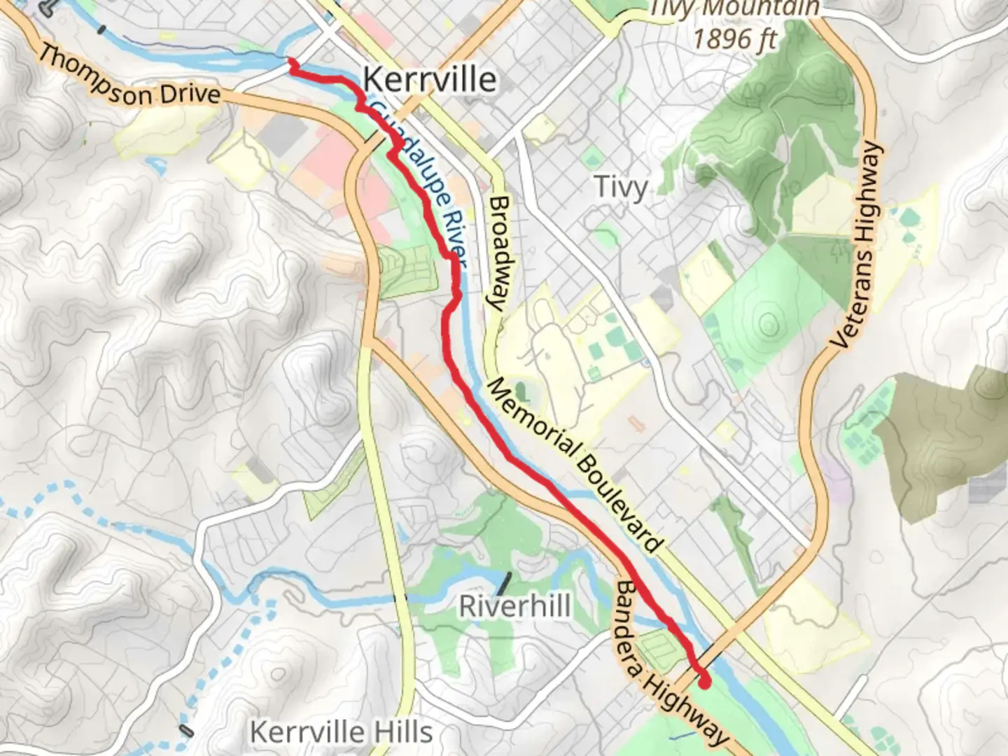 An image depicting the trail River Trail and its surrounding area.