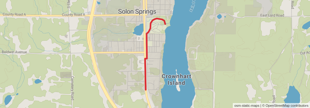 American Perimeter Trail - North Country Primary stage 133 Map