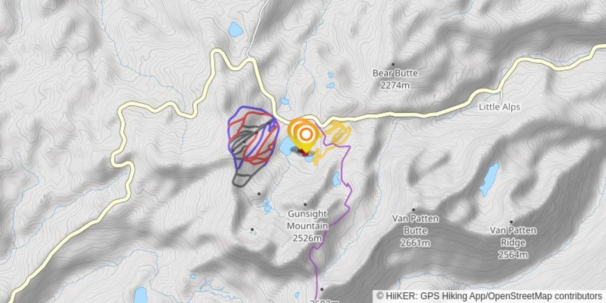 An image depicting the trail Lilly Pad Lake and its surrounding area.