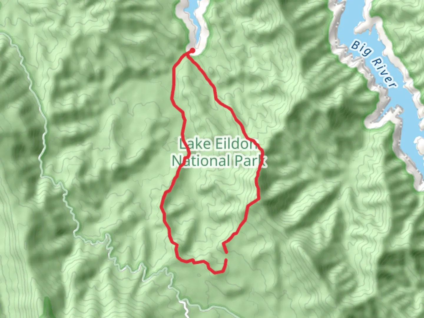 An image depicting the trail Jerusalem Creek Pinnacle Circuit and its surrounding area.