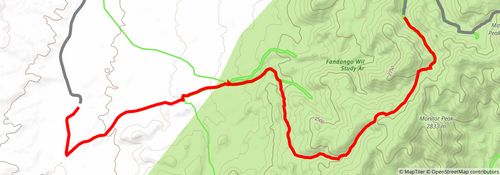 American Discovery Trail South Route stage 346 Map