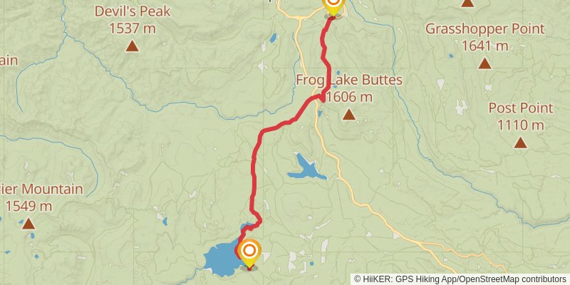 Ultra Pedestrian North Loop stage 152 Map