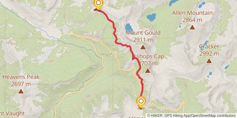 Highline Trail stage 2 Map