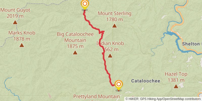 Swallow Fork Trail stage 2 Map