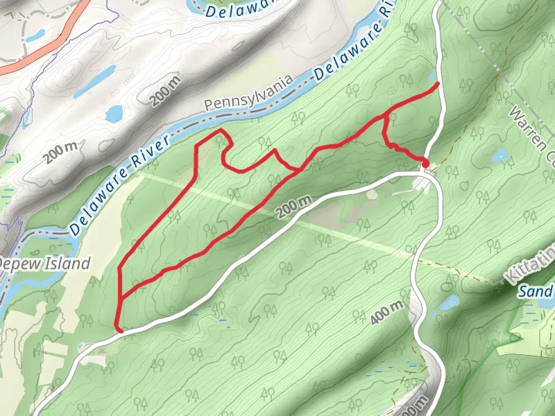 Orchard and Hamilton Ridge Loop Trail