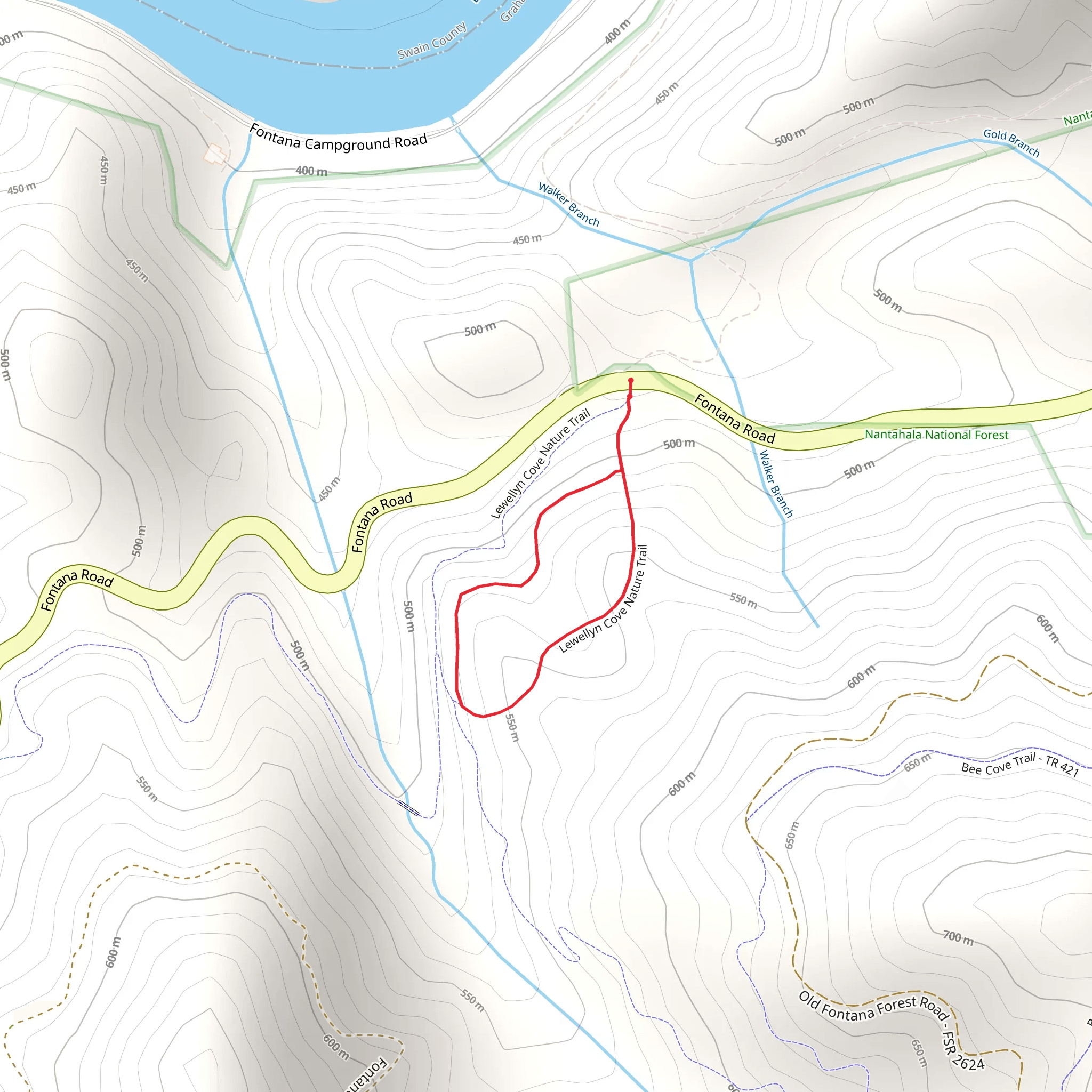 Lewellyn Cove Nature Trail mobile static map
