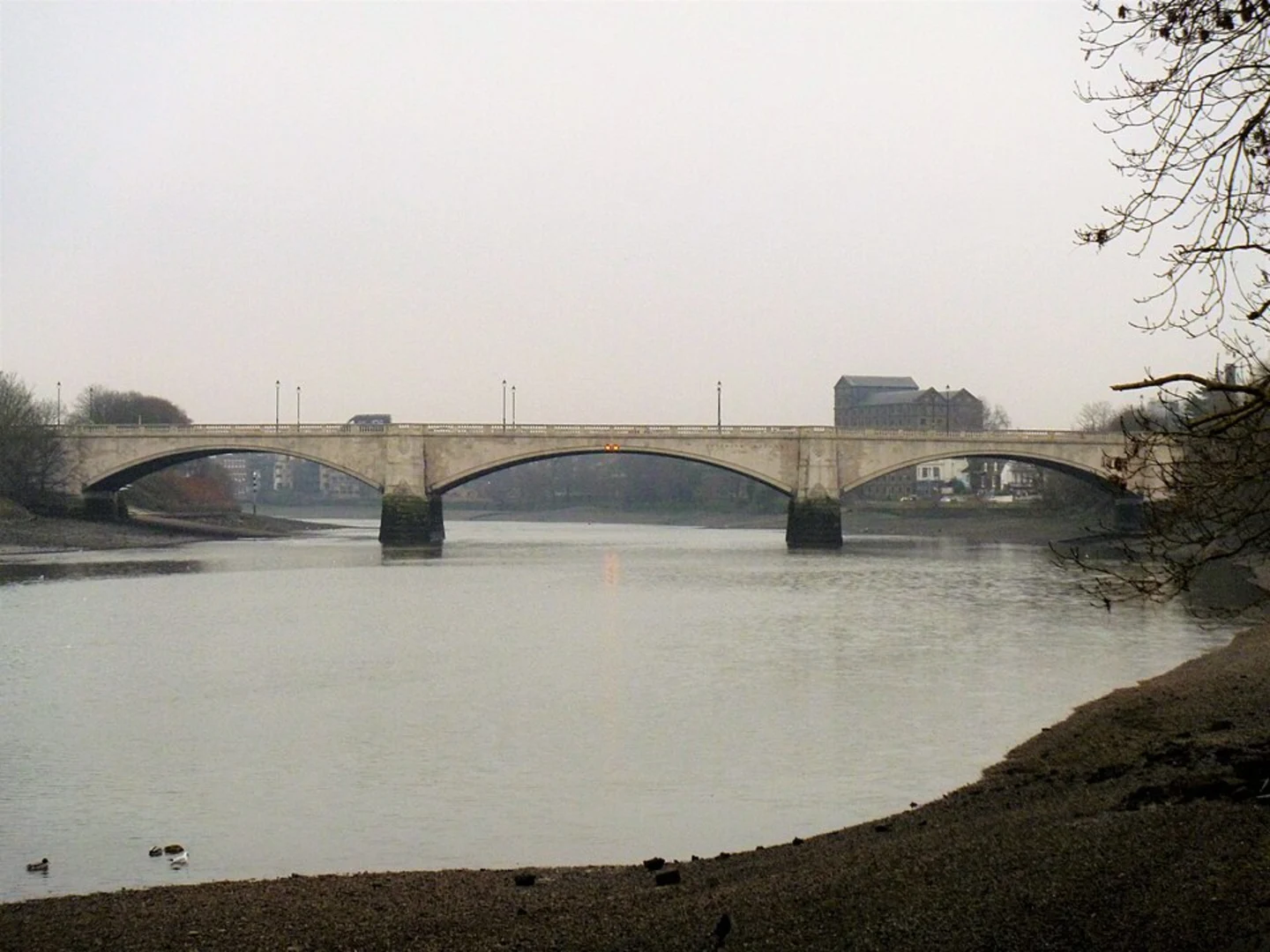 An image depicting the trail Barnes Bridge to Twickenham via Thames Path and its surrounding area.