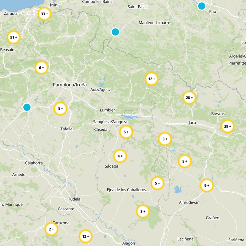 Undués De Lerda Static Map