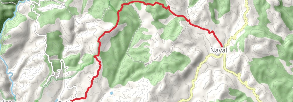 GR 45 - Somontano Trail stage 8 Map