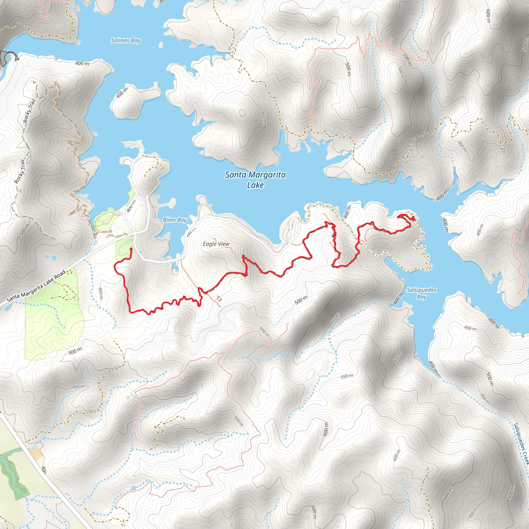Grey Pine Trail mobile static map