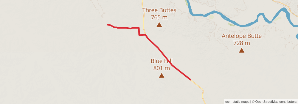 American Perimeter Trail - Rocky Mountains Primary stage 2 Map