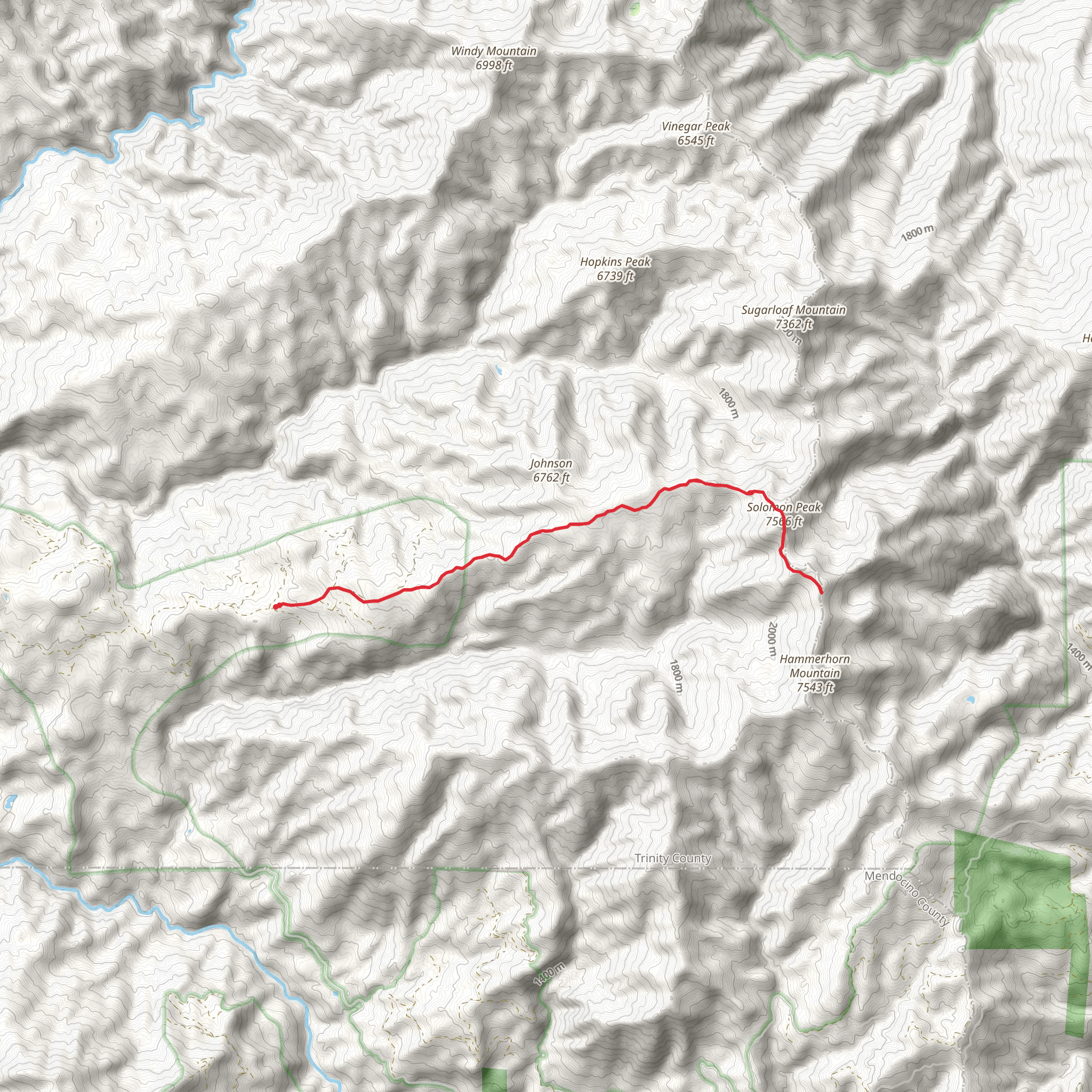 Soldier Ridge Trail mobile static map