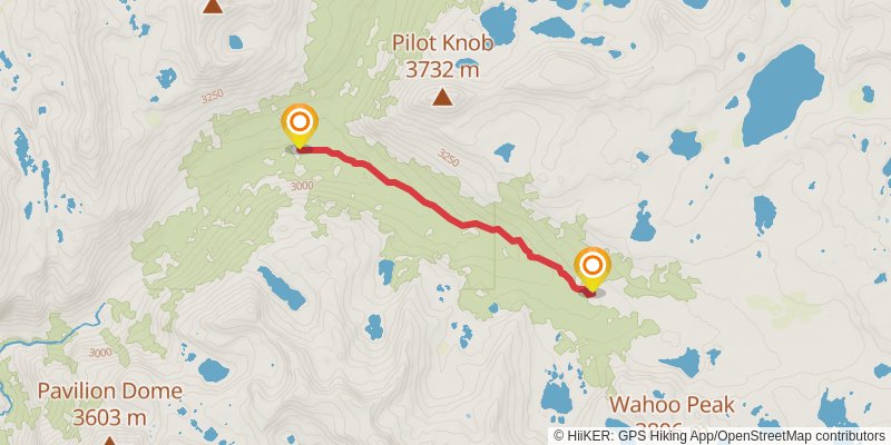 French Canyon via Piute Canyon Trail stage 3 Map
