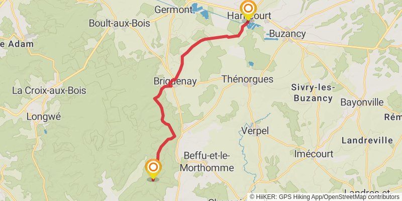 GR 14 stage 26 Map